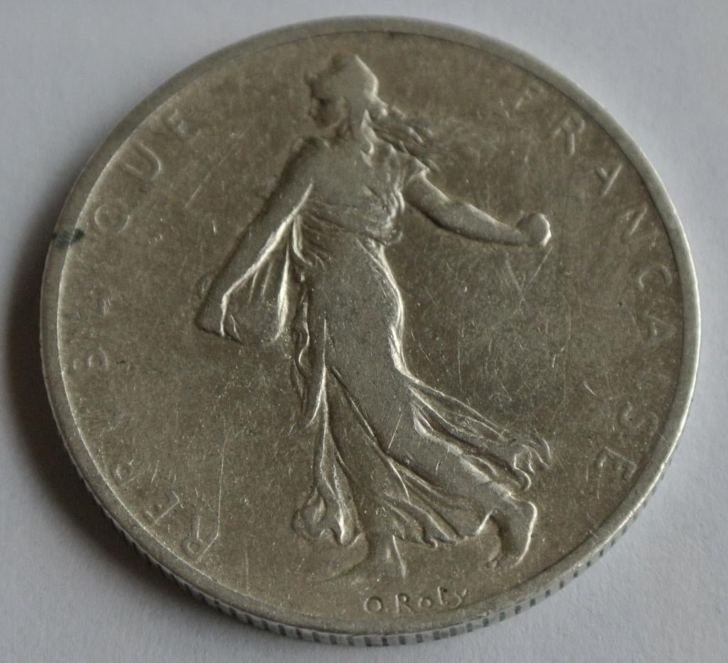 FRANKRIJK 2 Fr ZILVER 1898, Ophalen of Verzenden, Frankrijk, Losse munt, Zilver