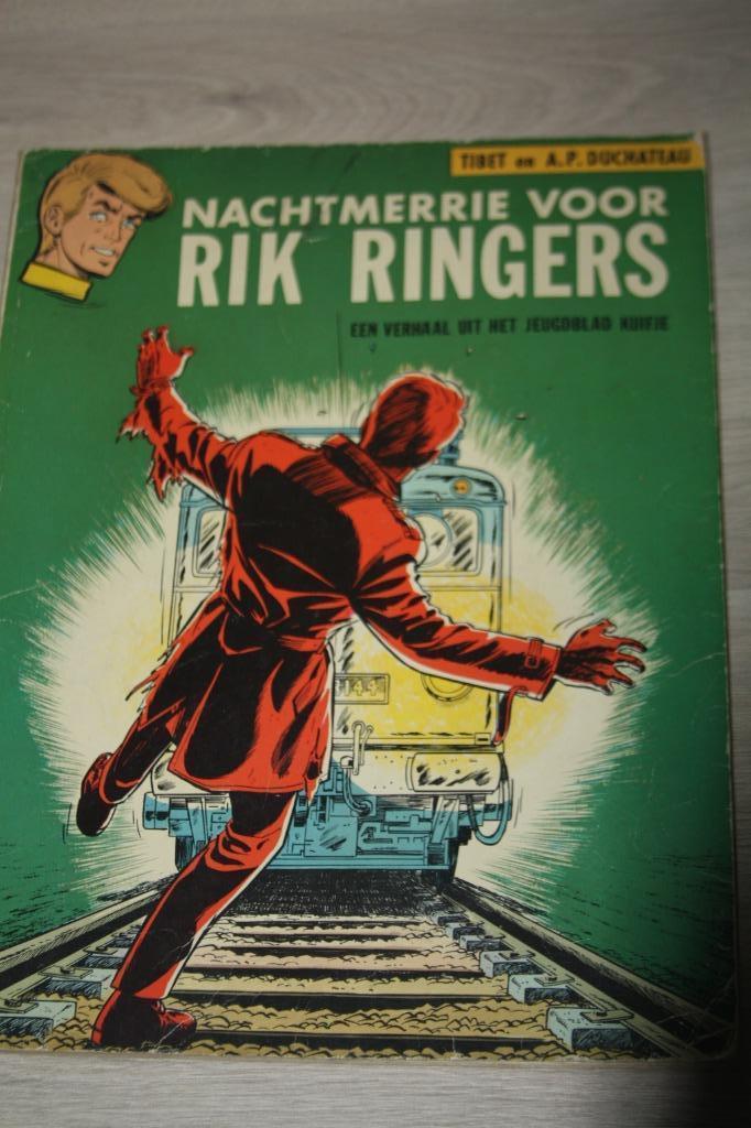 Nachtmerrie voor Rik Ringers , strip , 1e druk 1970, Gelezen, Tibet / Duchateau, Eén stripboek, Ophalen of Verzenden