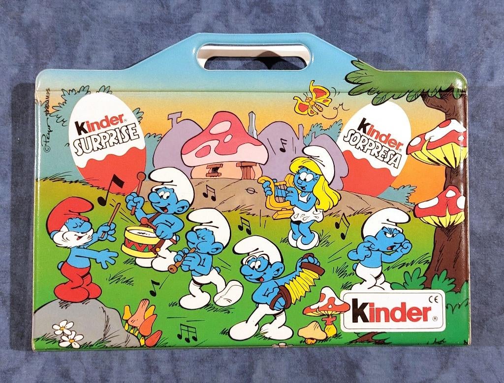 Rare valisette Toons Schtroumpfs Schümpfe 1990, Enlèvement ou Envoi, Comme neuf, Autres types