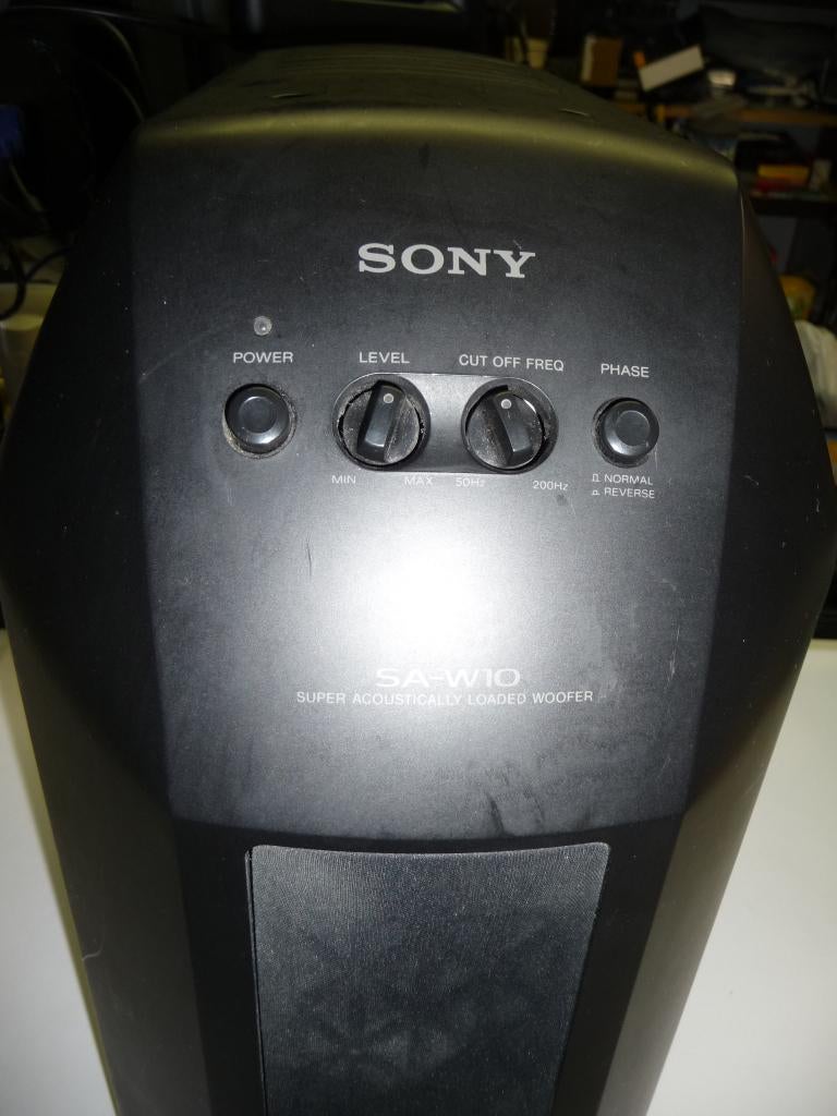 sony active super woofer SA-W10, Moins de 60 watts, Subwoofer, Enlèvement, Utilisé