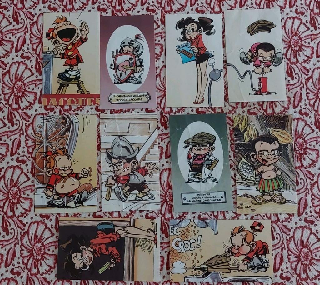 10 autocollants  Le Petit Spirou, Collections, Enlèvement ou Envoi, Bande dessinée ou Dessin animé