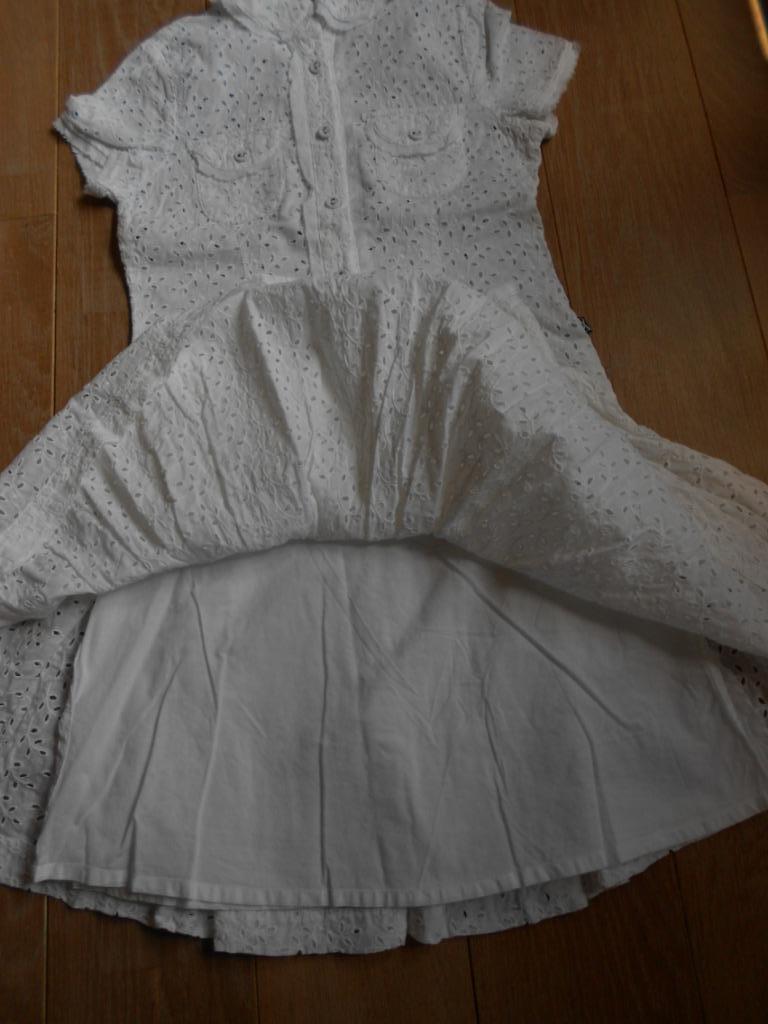jupe et chemisier Scapa blancs taille 134-140, Scapa, Enlèvement ou Envoi, Ensemble, Comme neuf