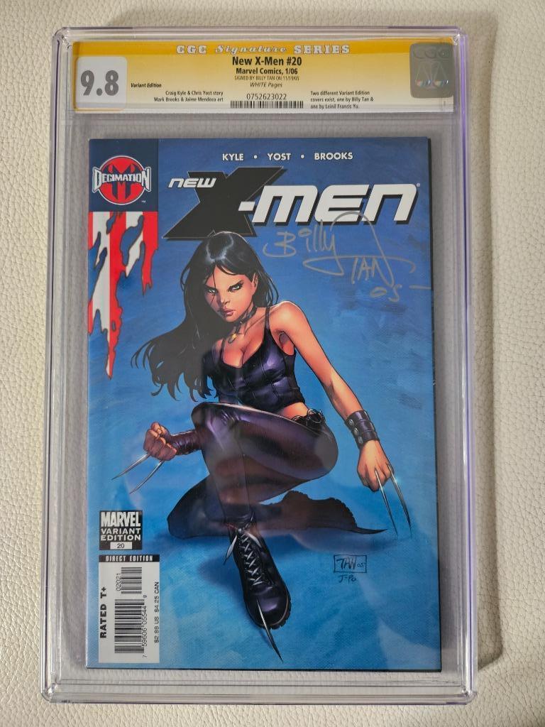 New X-Men (vol.2) #20 Billy Tan (1:15) CGC SS 9.8, Livres, BD | Comics, Neuf, Comics, Enlèvement ou Envoi
