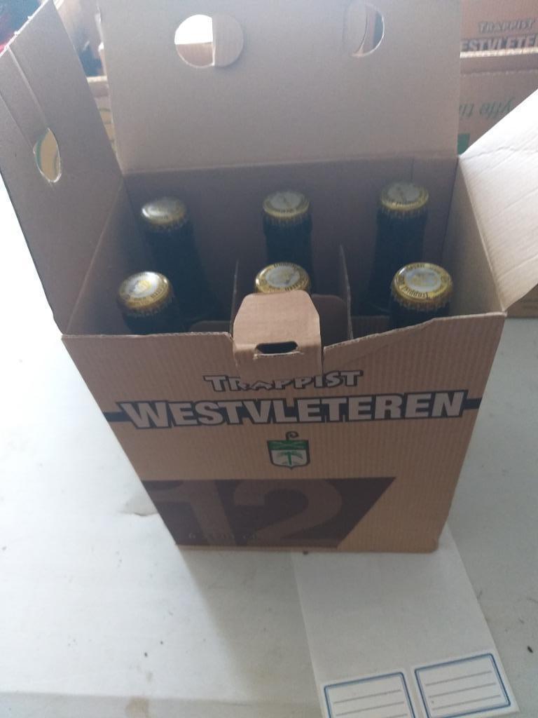 Doos met 6 flesjes Westvleteren 12, Ophalen, Flesje(s)