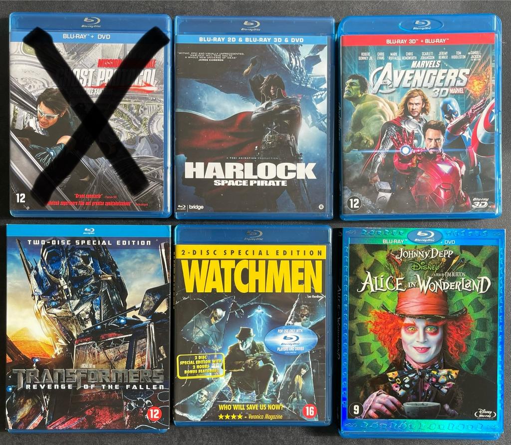 Verschillende films BLU-RAY combopack (prijs per stuk) - 15, Ophalen of Verzenden, Zo goed als nieuw, Overige genres