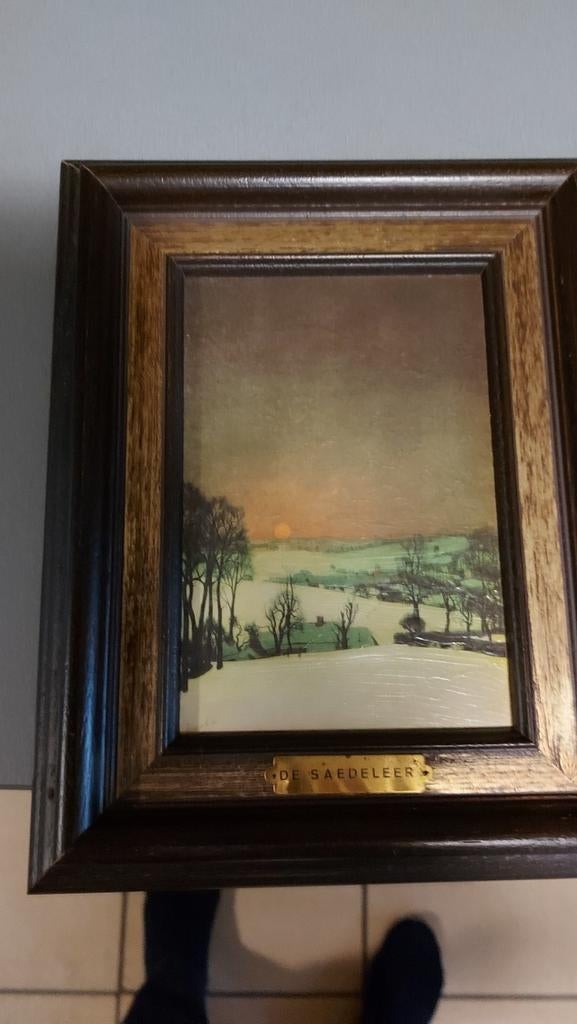 De saedeleer schilderij, Ophalen