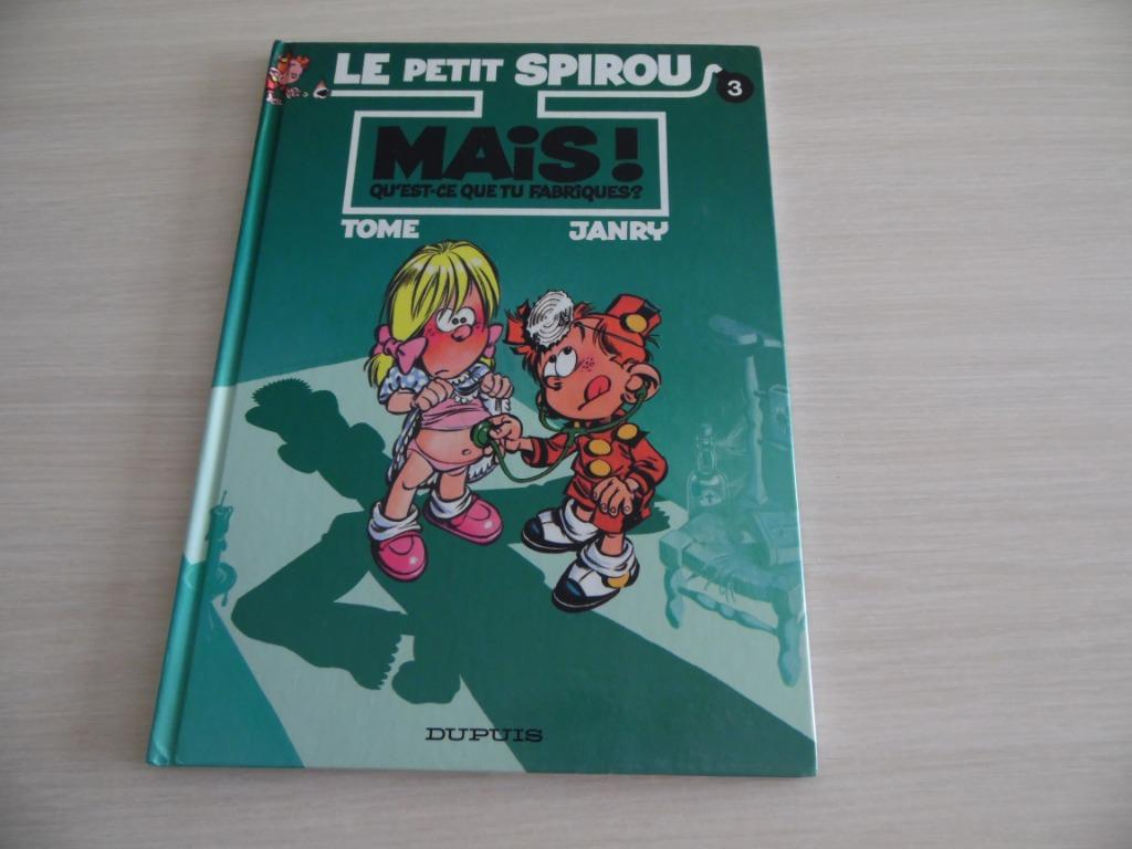 LE PETIT SPIROU QU'EST_CE QUE TU FABRIQUES ?  TOME 3   V.O., Boeken, Stripverhalen, Zo goed als nieuw, Eén stripboek, Ophalen of Verzenden