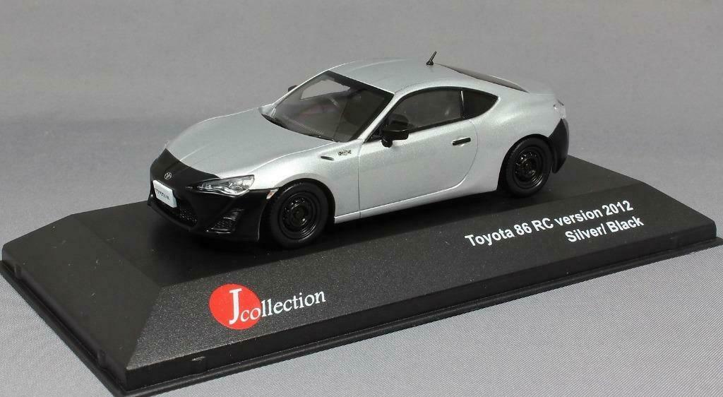 1:43 J-Collection Toyota 86 RC silver-black 2012 JC280, Enlèvement ou Envoi, Comme neuf, Voiture, Autres marques