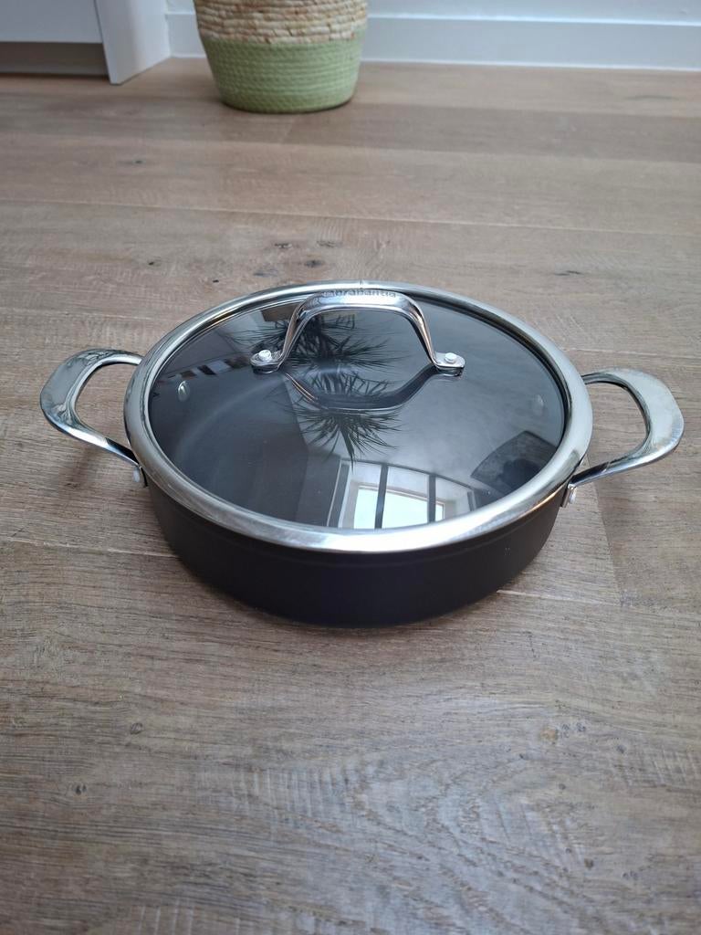 Brabantia hapjespan 24cm met deksel, Enlèvement ou Envoi