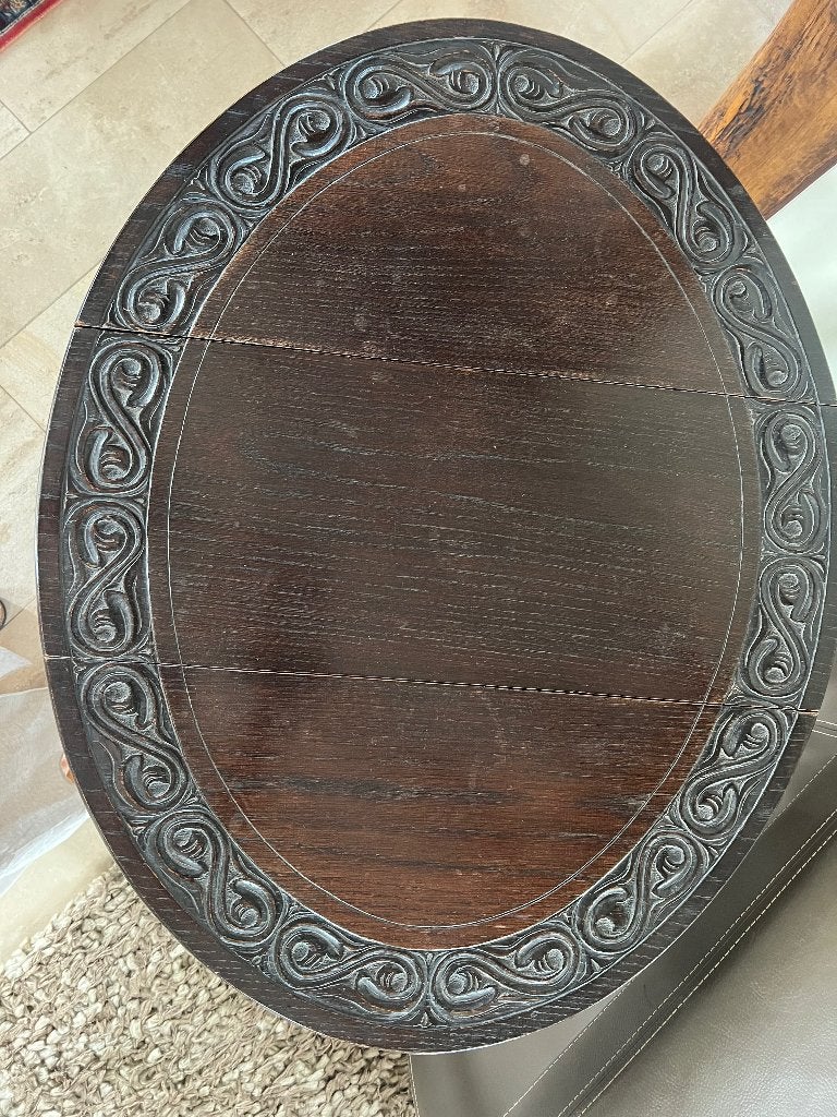 Bijzettafel engels, Ophalen, Gebruikt, Engelse, Ovaal