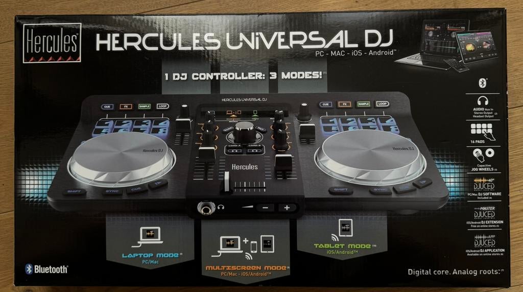 HERCULES UNIVERSAL DJ, Muziek en Instrumenten, Dj-sets en Draaitafels, Ophalen, Nieuw, Dj-set, Overige merken