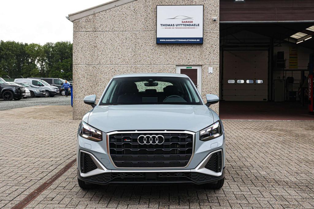 Audi Q2 S-LINE*ACHTERUITRIJCAMERA*NAVIGATIE*ZETELVERWARMING*, Voorwielaandrijving, Blauw, Bedrijf, 3 cilinders