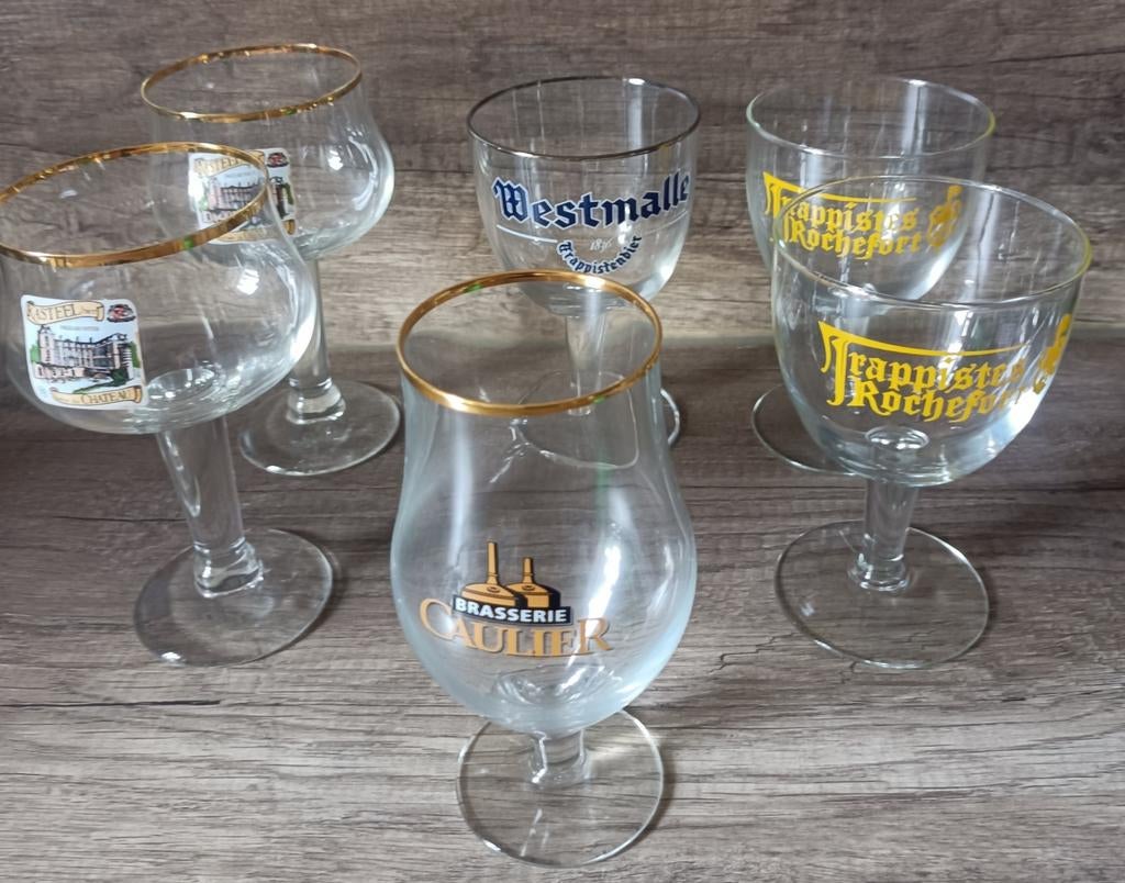 Verres à bière Belge, Collections, Enlèvement ou Envoi