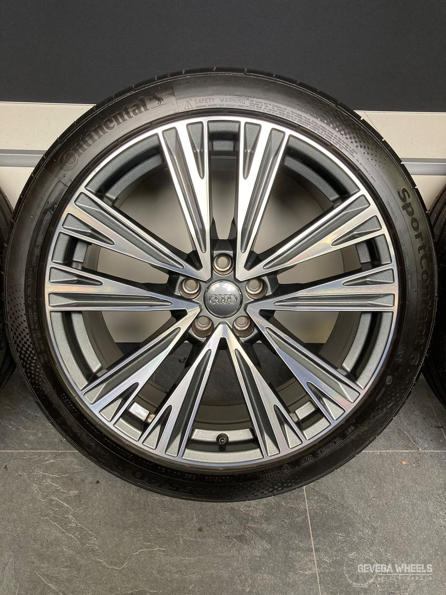 20” originele Audi A6 C8 velgen + banden 5x112 4K0 601 025J, Gebruikt, 255 mm, -, -