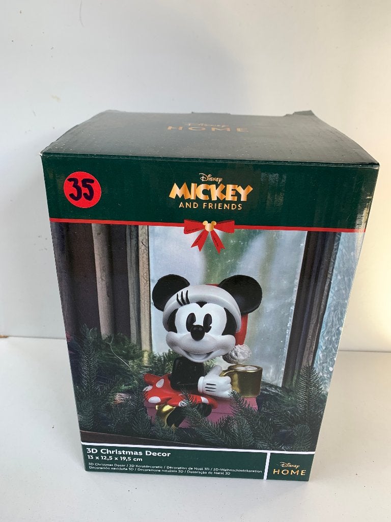 DISNEY HOME:  MICKEY MOUSE KERSTDECOR, Ophalen of Verzenden, Mickey Mouse, Nieuw, Beeldje of Figuurtje