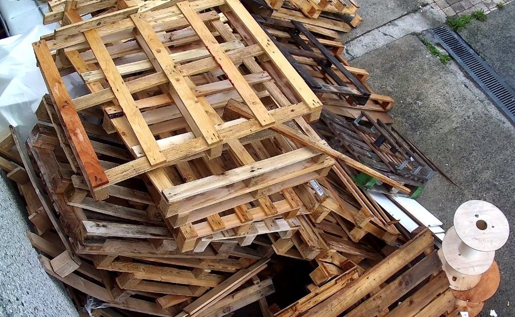 Bois de palette à donner régulièrement, Bricolage & Construction, Enlèvement, Palette