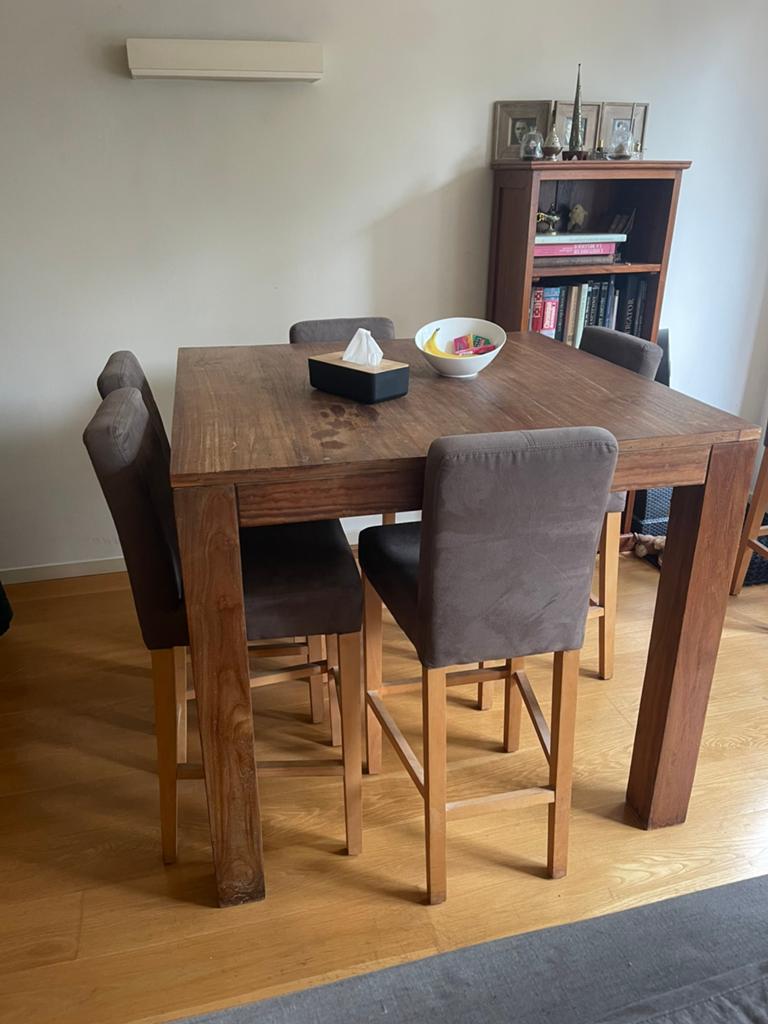 Table en Teck « Tempo Doulou », Enlèvement ou Envoi, Comme neuf