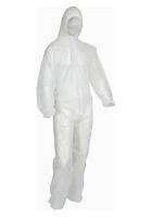Witte katoenen coverall maat XXL (58), Ophalen of Verzenden, Nieuw, Dames, Overall
