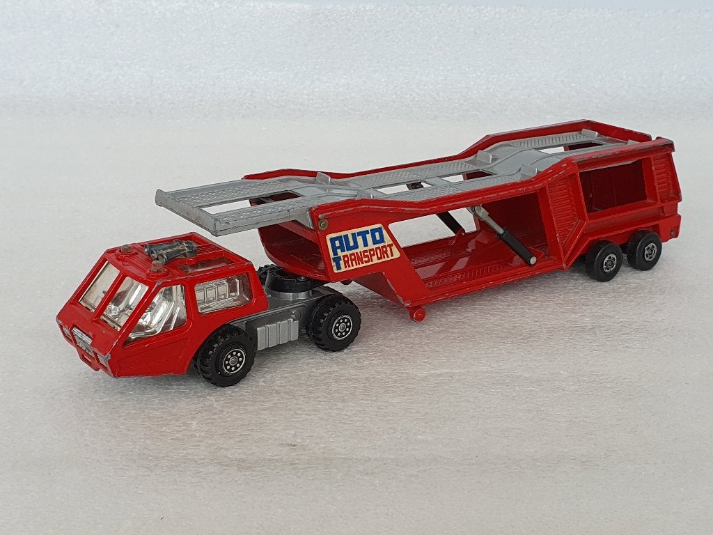 Matchbox - Super Kings: Car Transporter (K-10) clear window, Hobby & Loisirs créatifs, Voitures miniatures | Échelles Autre, Utilisé