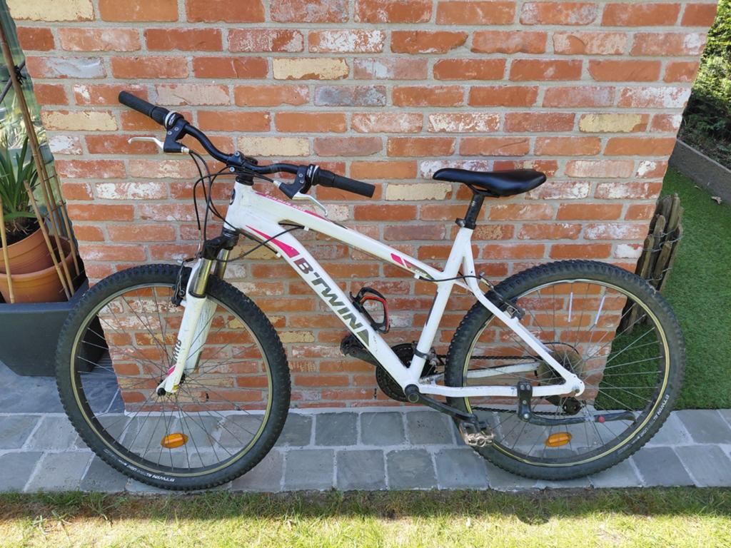 mountainbike Rockrider 340, Fietsen en Brommers, Gebruikt, Velgrem, 49 tot 53 cm, Ophalen