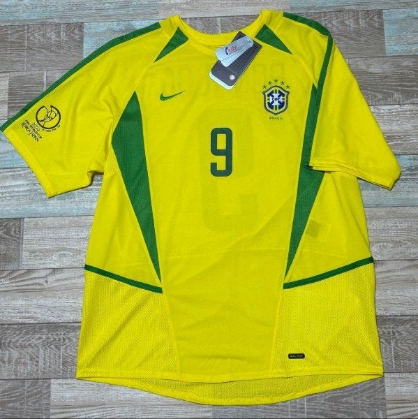 Brazilië Ronaldo Voetbalshirt Origineel WorldCup Finale 2002, Enlèvement ou Envoi