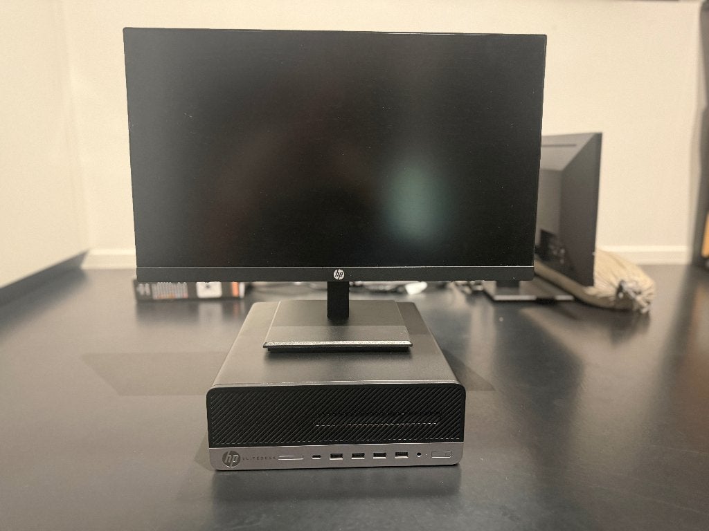PC HP Elitedesk avec écran 21 pouces, Computers en Software, Ophalen, HDD, 2 tot 3 Ghz, 8 GB