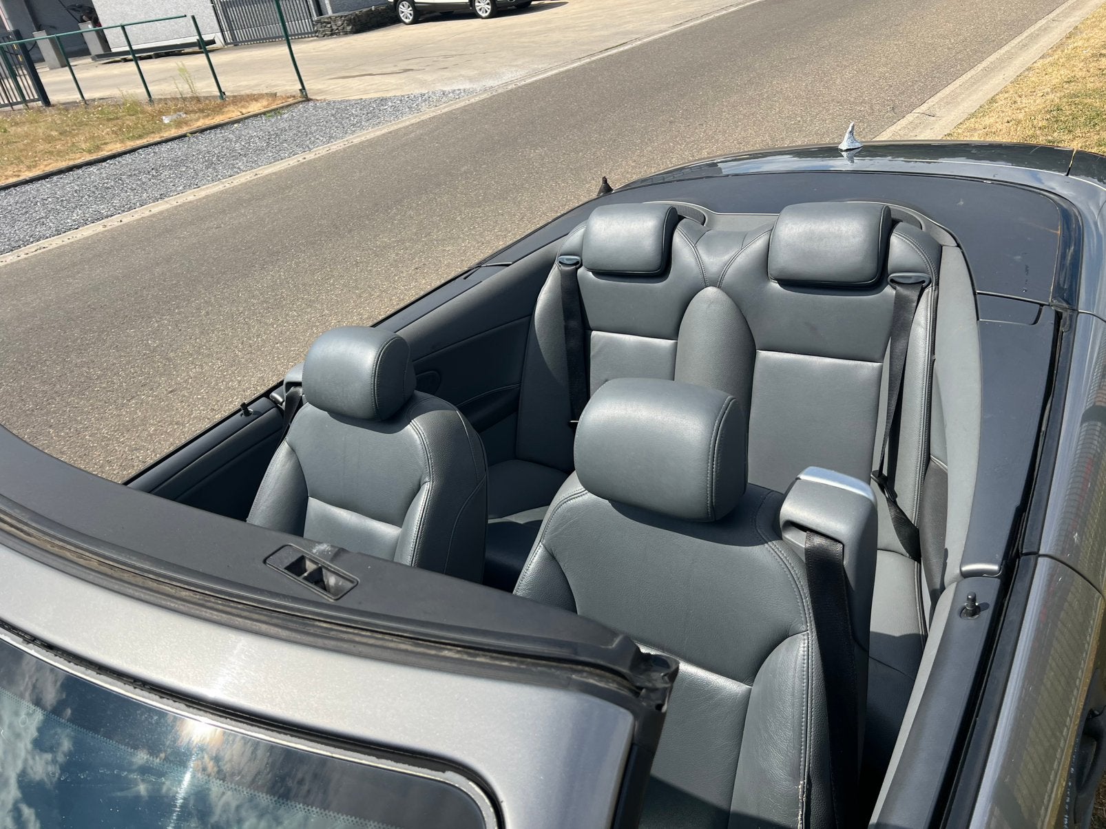 Saab 9.3 cabriolet 2.0 essence 110 kw bj-2005, Autos, Cuir, Argent ou Gris, 110 kW, Entreprise