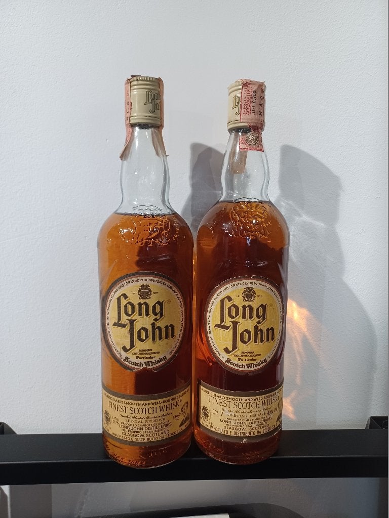 Whisky Long John: Special Reserve  0,75 L–Italiaanse import, Enlèvement ou Envoi, Italie, Pleine