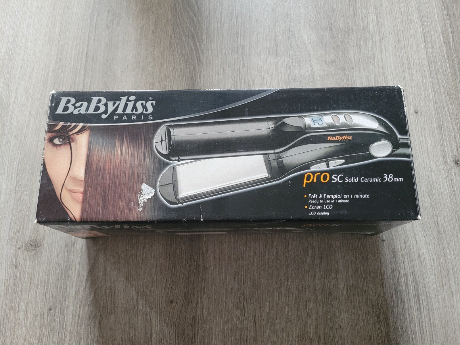 Babyliss Pro SC Solid Ceramic stijltang 38 mm, Ophalen, Zo goed als nieuw, Haarverzorging
