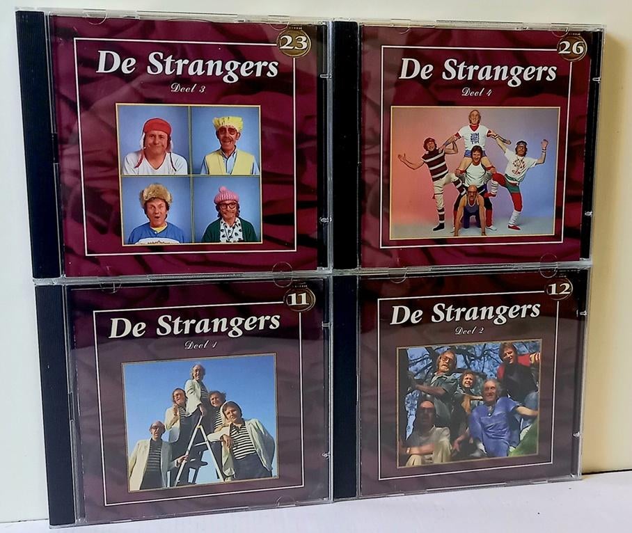 De Strangers 4 cd's, Cd's en Dvd's, Cd's | Nederlandstalig, Ophalen of Verzenden, Gebruikt, Streekmuziek