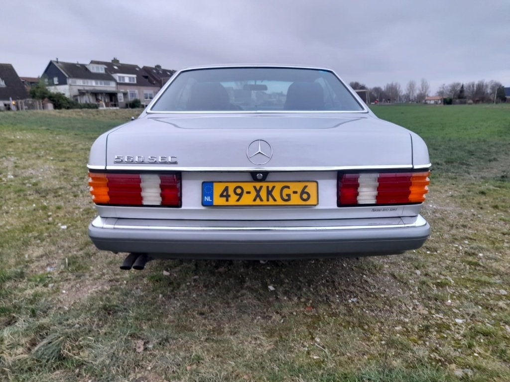 Belle Mercedes 560 SEC originale de 1986, pas de rouille ! !, Cuir, Argent ou Gris, Achat, 5600 cm³
