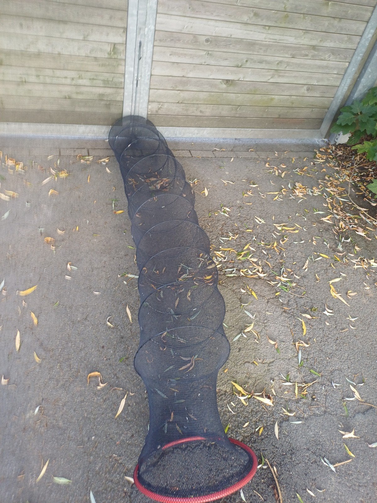 leefnet 3 meter, Ophalen