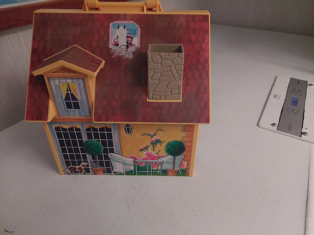 vintage huisje Playmobil, Enlèvement ou Envoi, Bâtiment, Family fun, Utilisé