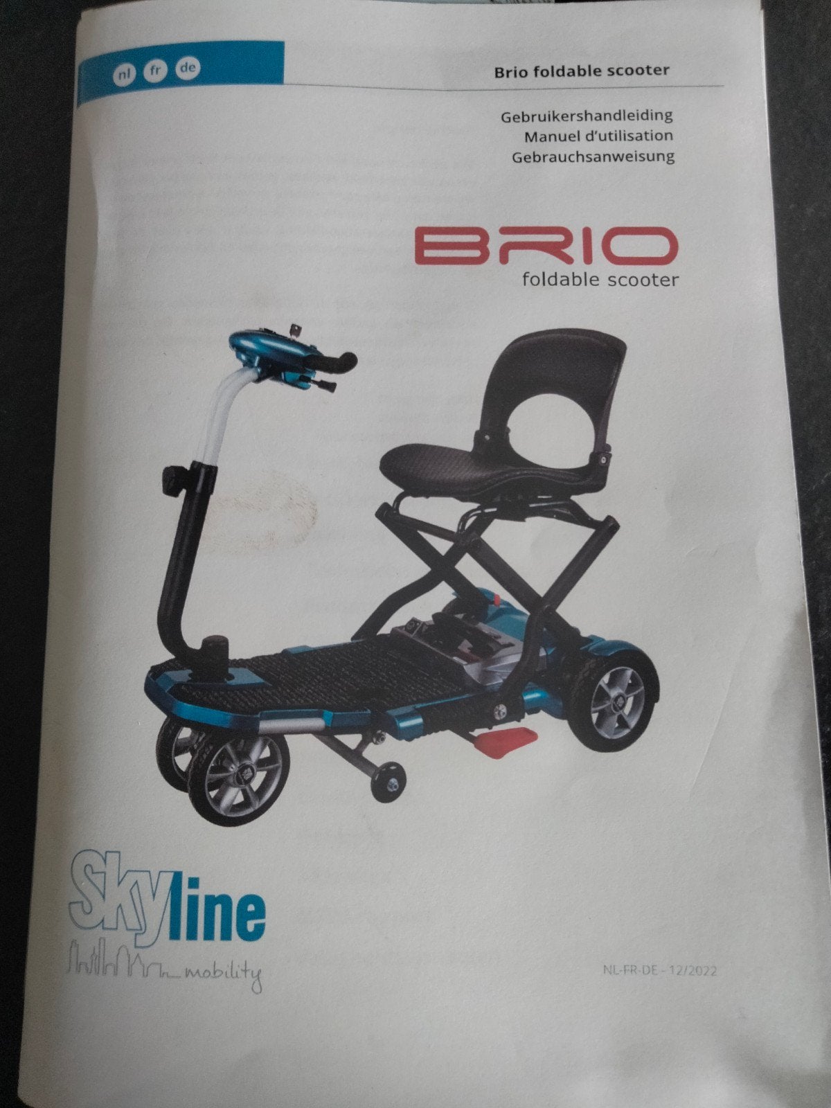scootmobiel opvouwbaar., Diversen, Brommobielen en Scootmobielen, Ophalen, Zo goed als nieuw