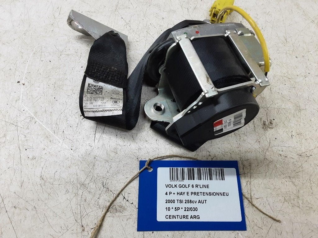 CEINTURE DE SECURITE ARRIERE GAUCHE Golf VI (5K1), Autos : Pièces & Accessoires, Habitacle & Garnissage, Volkswagen, Utilisé