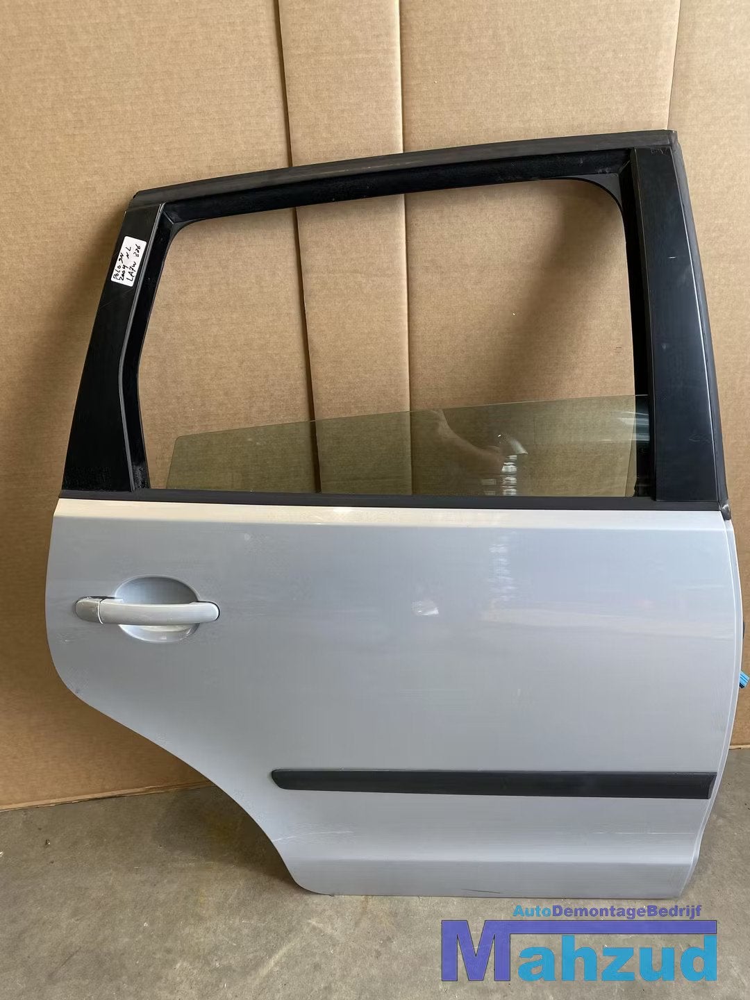VOLKSWAGEN POLO 9N zilver LA7W Rechts achter deur portier, Volkswagen, Volkswagen AG, Vw@volkswagen.de, Utilisé