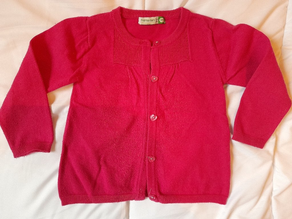 Gilet Roos of grijs premaman maat 86, Enlèvement ou Envoi, Comme neuf, Premaman, Chemisette ou Manches longues