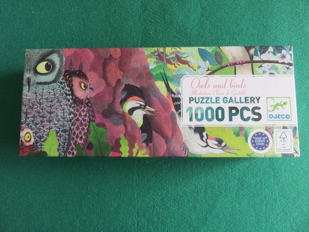 Puzzle Owls and Birds 1000 pièces, Enlèvement ou Envoi, 500 à 1500 pièces, Comme neuf, Puzzle
