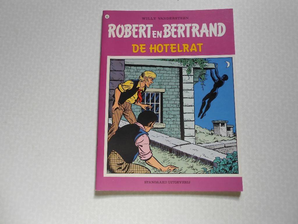 Robert en Bertrand 65 De hotelrat 1985 1 ste druk., Willy Vandersteen, Eén stripboek, Nieuw, Ophalen of Verzenden