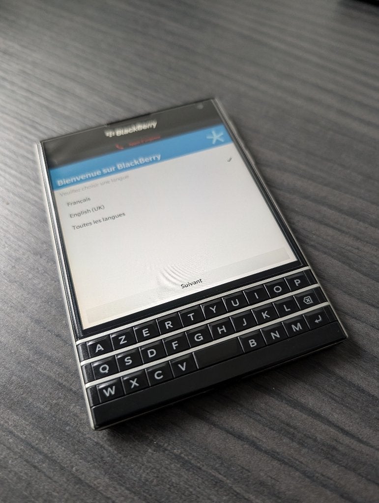 BlackBerry Passport, Telecommunicatie, Mobiele telefoons | Blackberry, Ophalen, Gebruikt, Zwart, Touchscreen