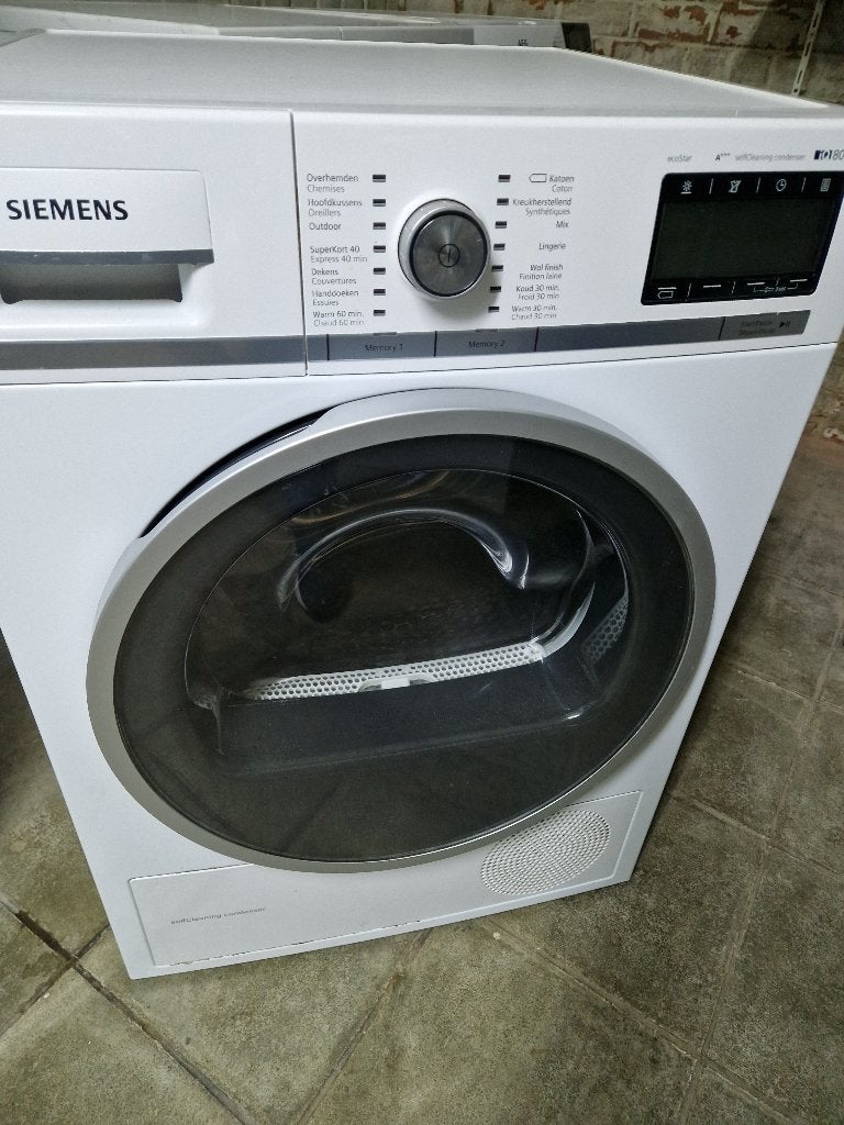 Sèche linge Siemens 9kg pompe à chaleur A ++, Electroménager, Enlèvement, Comme neuf, Chargeur frontal