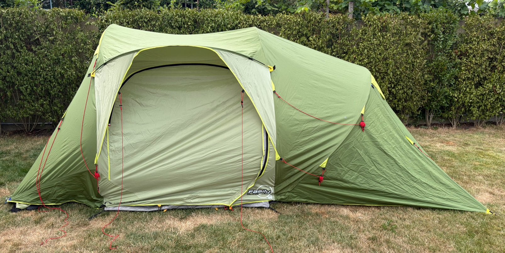 Quecha family 4.1 second, Caravans en Kamperen, Tenten, Ophalen, Zo goed als nieuw, Tot en met 4
