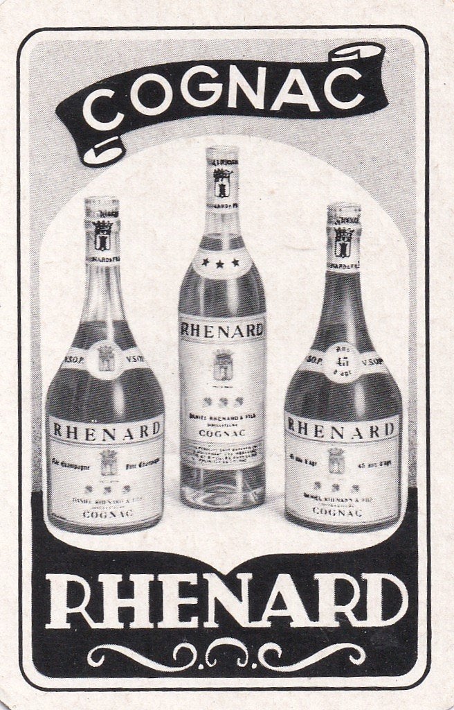 L 42 / S K COGNAC RHENARD, Verzamelen, Ophalen of Verzenden, Nieuw, Speelkaart(en)