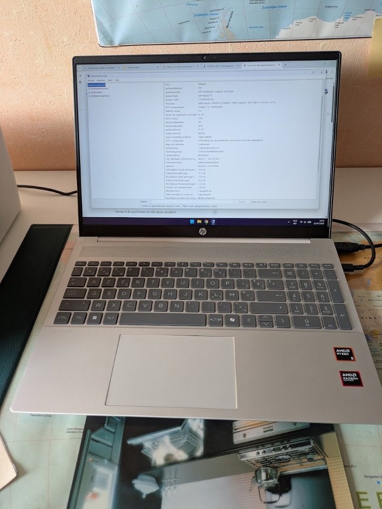 HP OmniBook 5 16-bc1009nb azerty Laptop met 1jr garantie, Computers en Software, Windows Laptops, Ophalen, Hp, Met videokaart