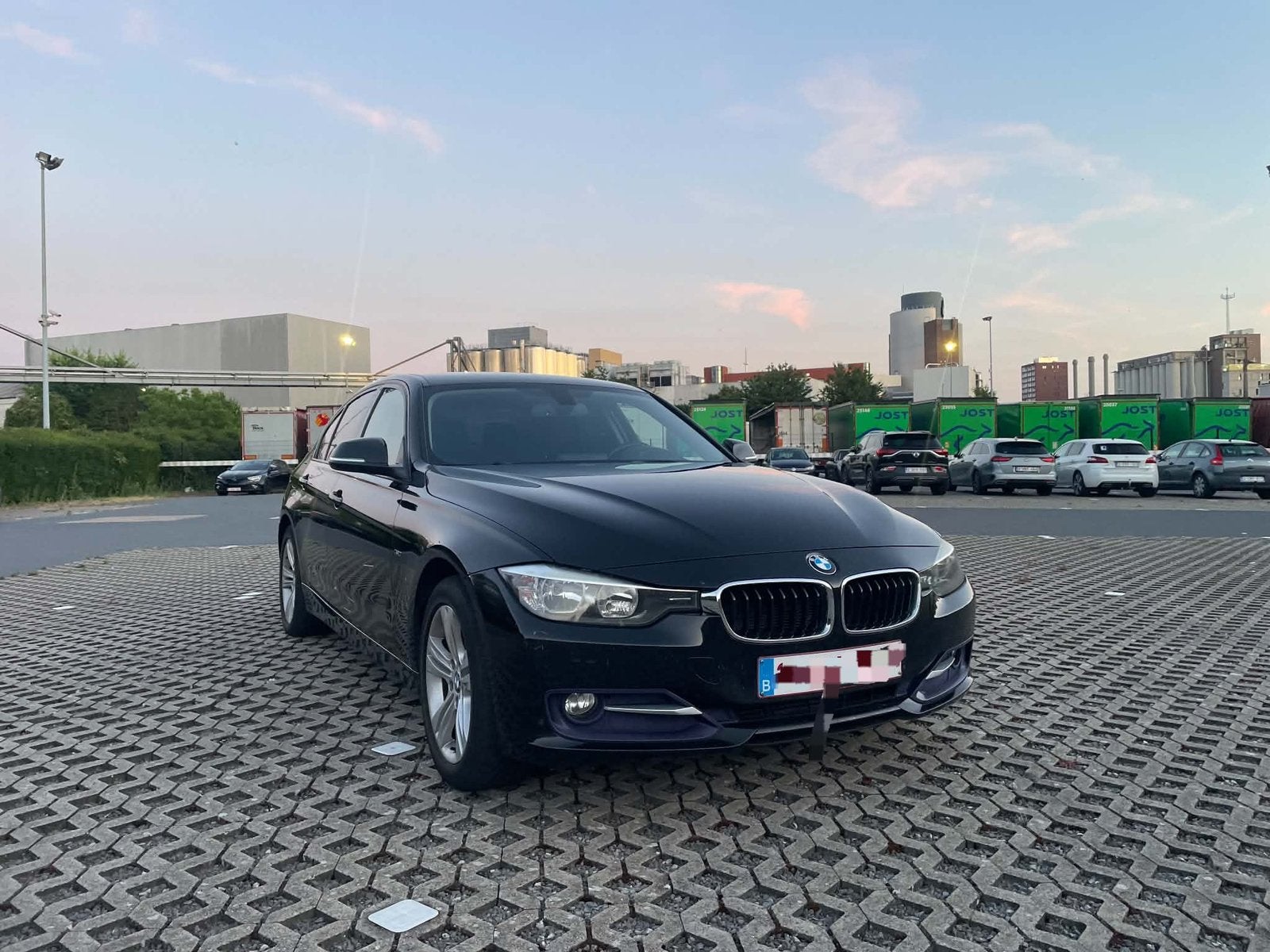 BMW 316D, Auto's, Lederen bekleding, Zwart, Zwart, Leder