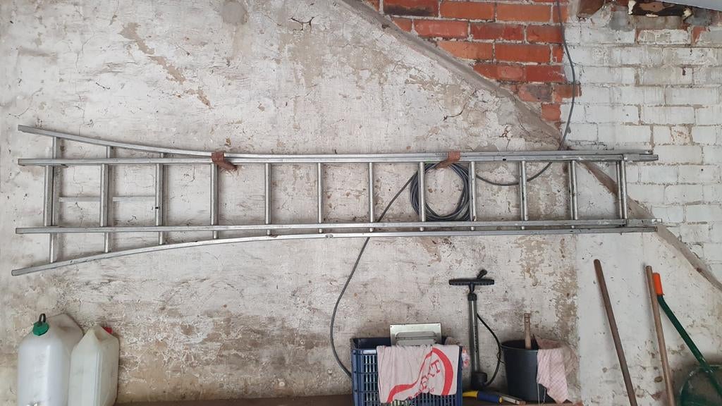 Uitschuifbare ladder, Enlèvement, Utilisé, Échelle