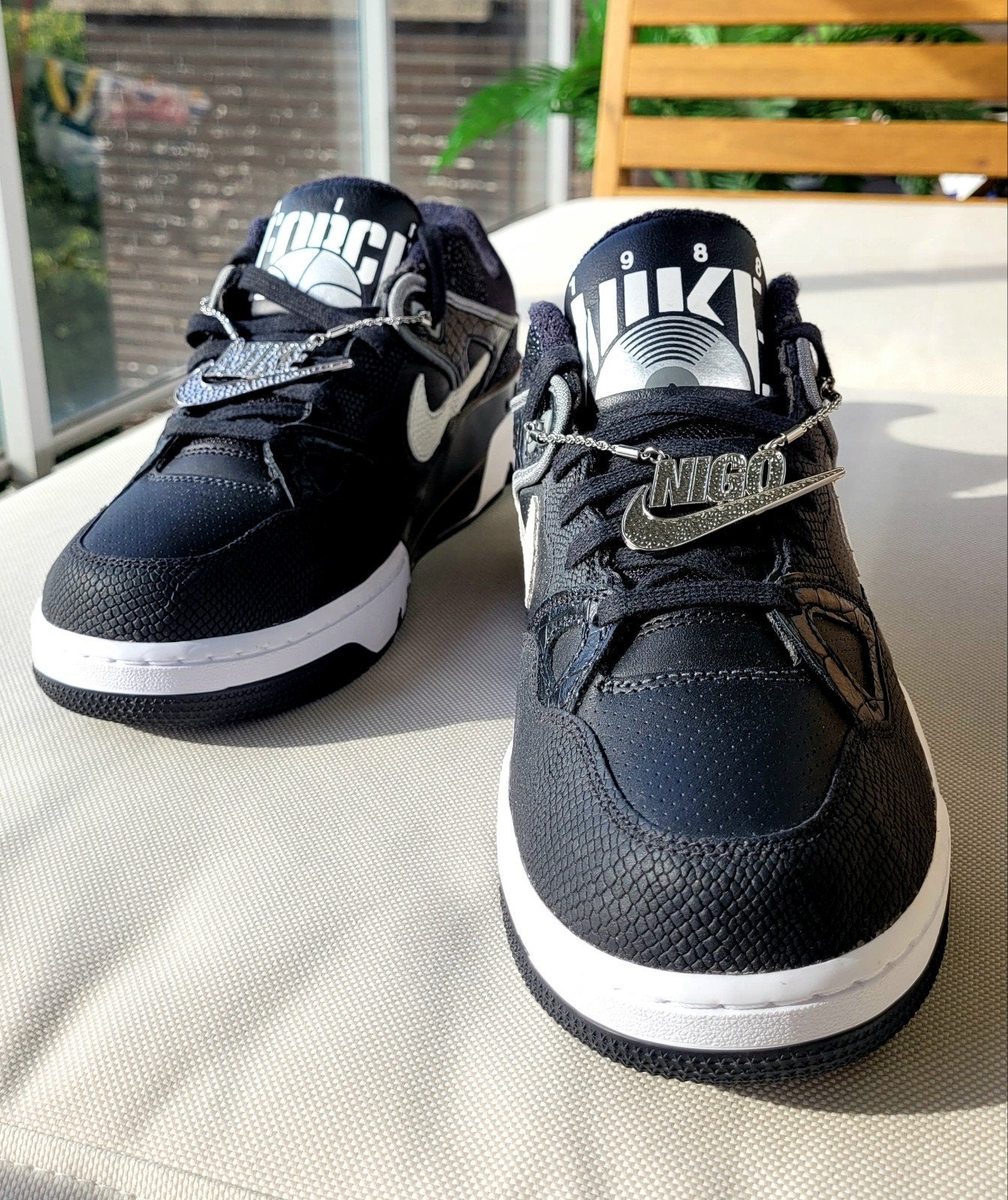 Nike x Nigo Air Force 3 Low Black - Pointure 45.5 (Neuf), Neuf, Enlèvement ou Envoi, Nike, Baskets
