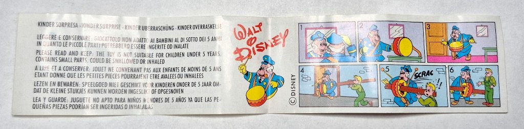 Mickey et ses amis 1987 Bpz  Commissaire Finot, Collections, Enlèvement ou Envoi, Utilisé, Figurines