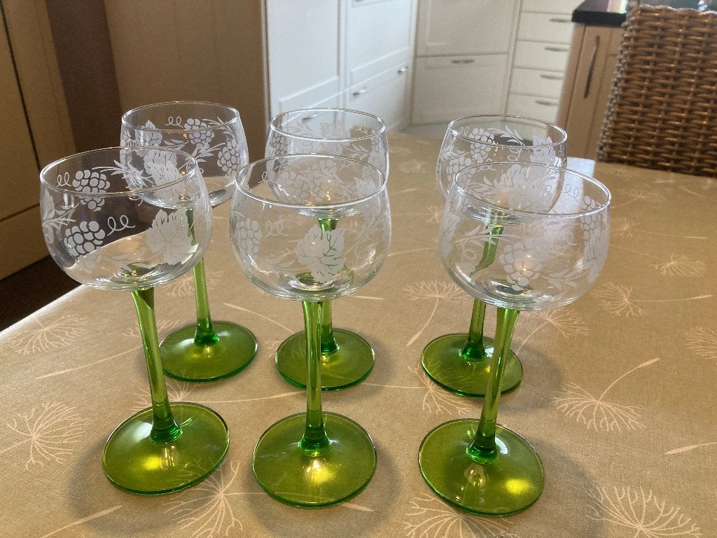 Vintage Luminarc  Wijnglazen, Antiek en Kunst, Ophalen