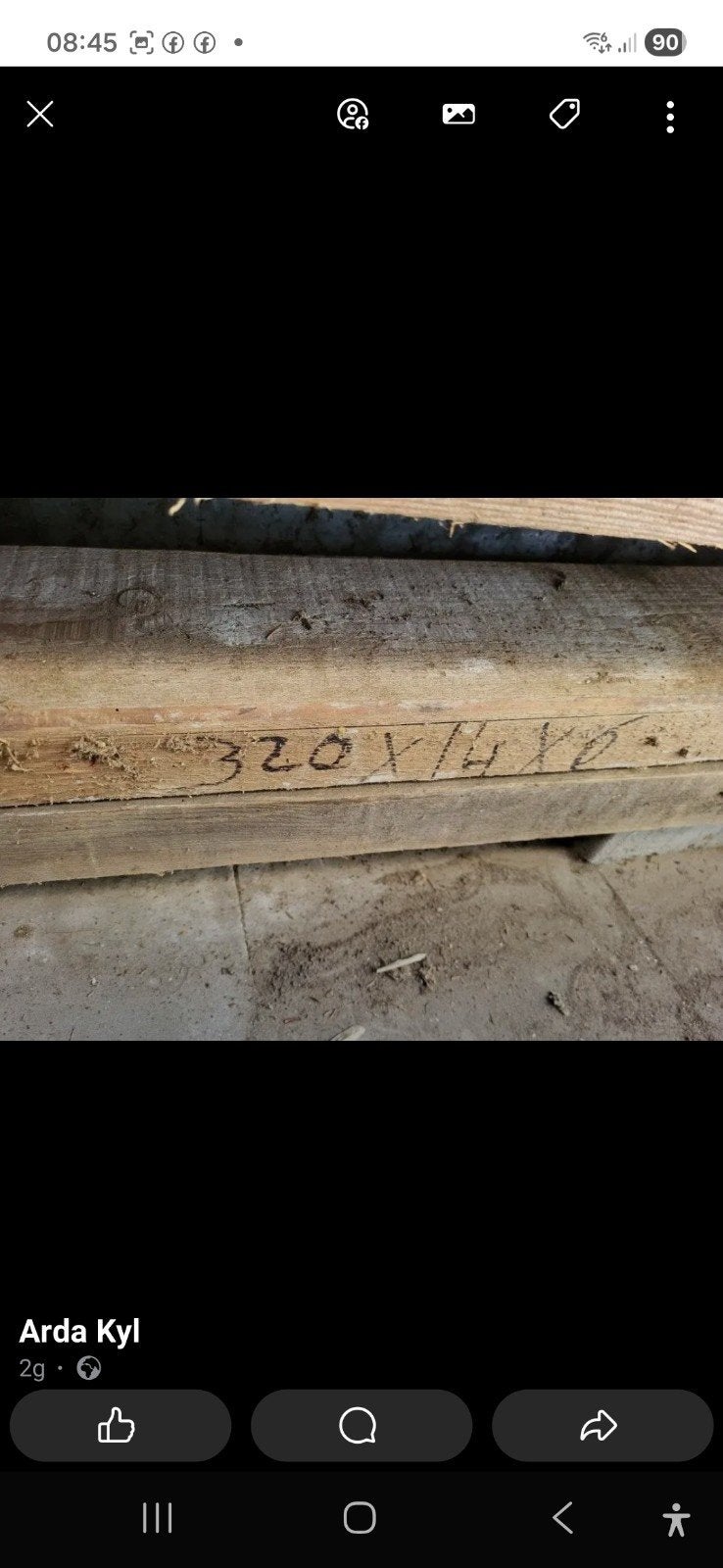 balk 320x14x6. 320x13x6, Doe-het-zelf en Bouw, Ophalen of Verzenden, Balk